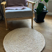 Pale buttery yellow rug