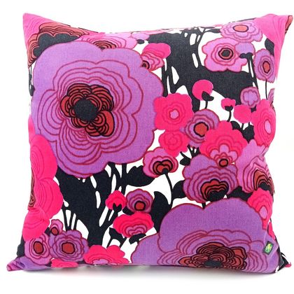 The Mary Quant- Sustainably made cushion from upcycled material
