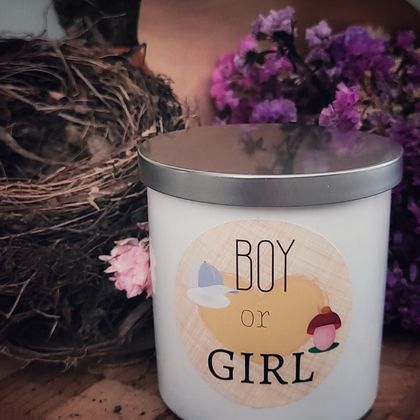 BABY GENDER REVEAL CANDLE