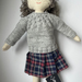 One of a kind handcrafted doll