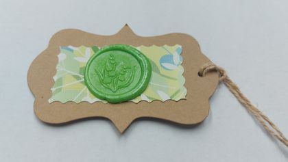 Lily of valley on Green - gift tags (5 pack)