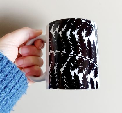 Ponga fern art mug 11oz