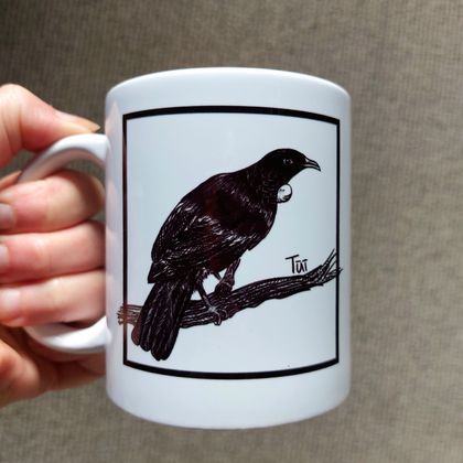 Tūī art mug 11oz