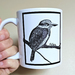 Kōtare kingfisher art mug 11oz