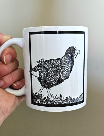 Takahē native bird art mug 11oz