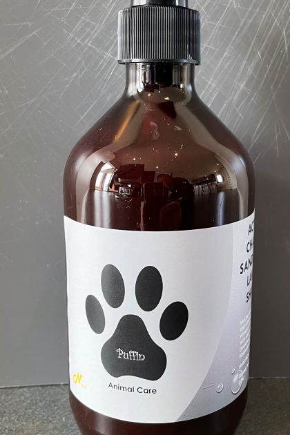 Activated charcoal, Sandalwood and Lavender Shampoo 500mL for dogs