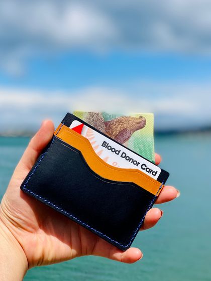 Slim Minimalist Handcrafted Leather Wallet