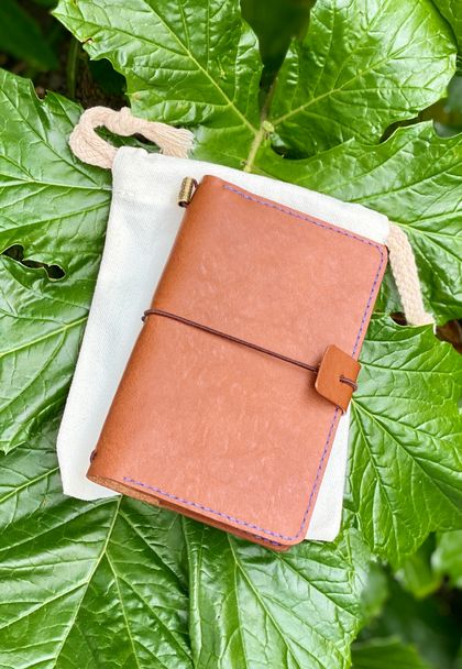 Handcrafted Leather Notebook/Journal/Diary Cover - Customisable Design