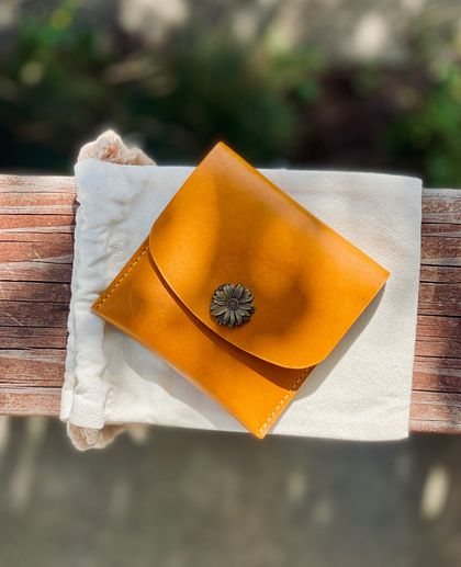Handcrafted Slim Leather Cardholder