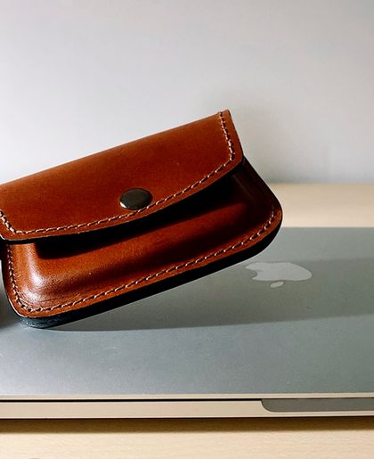 Premium Handcrafted Leather Card Holder (Business Card Case/Credit Card Holder)