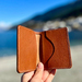 Italian Leather Handcrafted Bi-Fold Cardholder | Wallet 