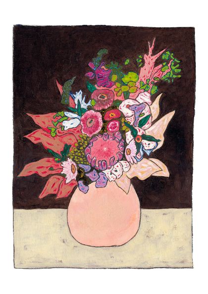Coral Love in a Vase: Limited edition print - Size 1