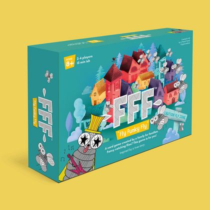 FFF Fly Funky Fly Card game +8YO 2-4players