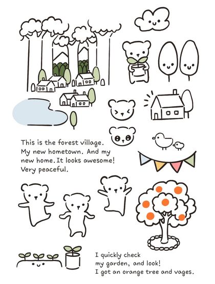 Forest friends sticker