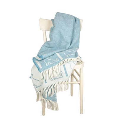 Romney Blanket - Dog Dragonfly Blue