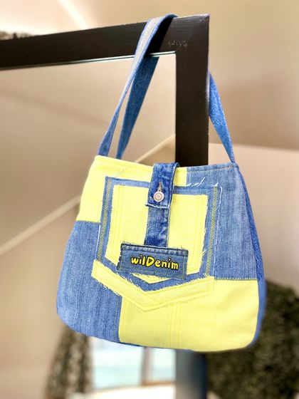 Shoulder Bag from Upcycled Jeans