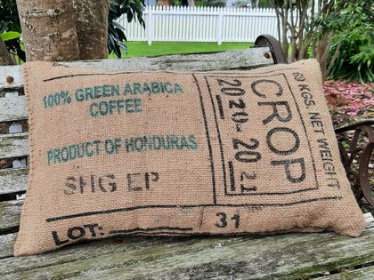 Pillow From Coffee Beans Bag