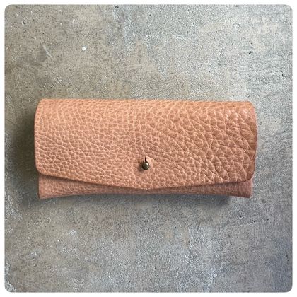 Leather glasses case - Russet