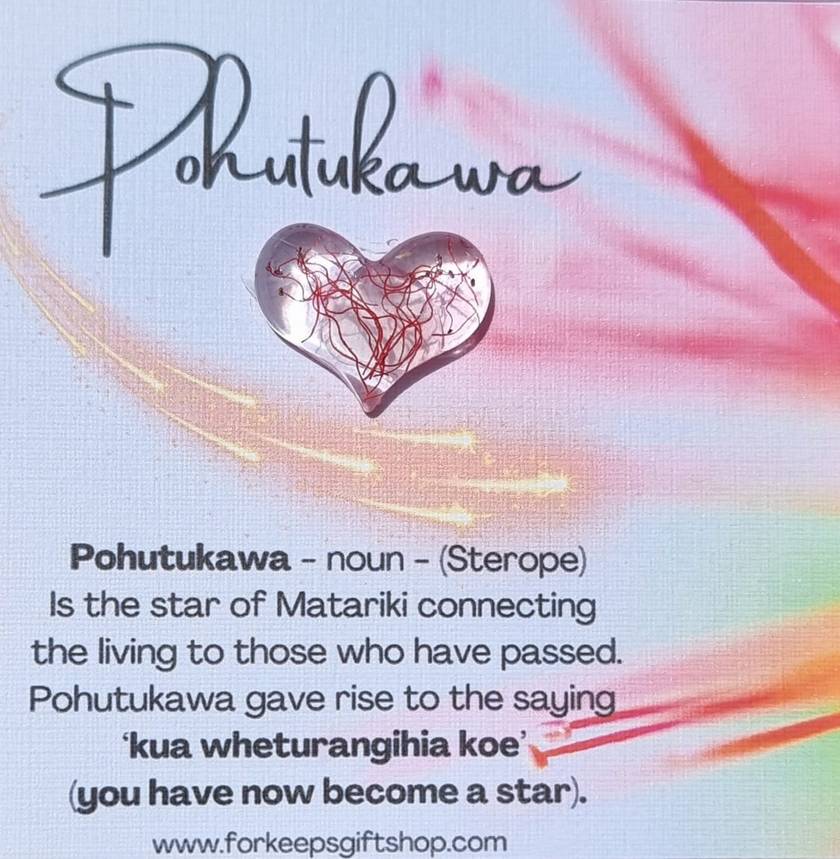 Pohutukawa - Matariki Heart | Felt