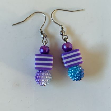 Earrings: Purple Berry All Sorts