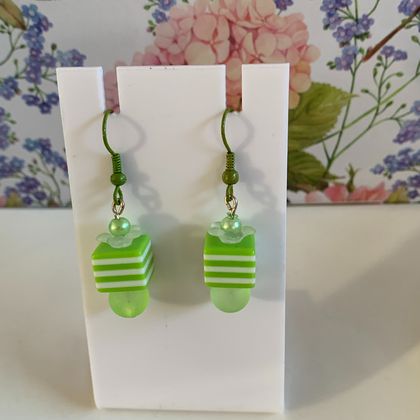 Earrings: Lime Candy All Sorts