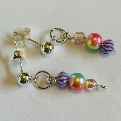 Earrings: Topsy Turvy Sweeties - Shells and Pearls range