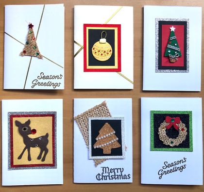 Handmade Christmas Cards (10 x A6 size)