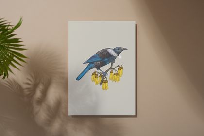 Art Print | Kowhai & Tui