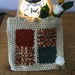 Crochet cream hand bag