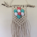 Stunning macrame flower wall hanging