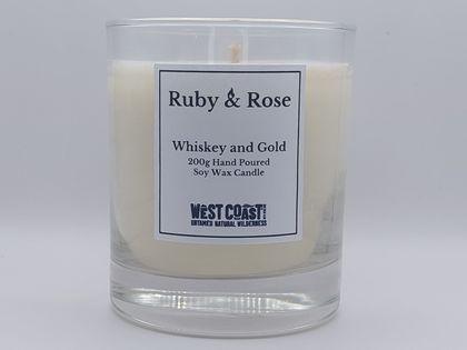 Whiskey & Gold - 200g Candle