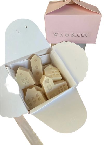 Box of Mini Houses  - Luxury Scented Soy Melts