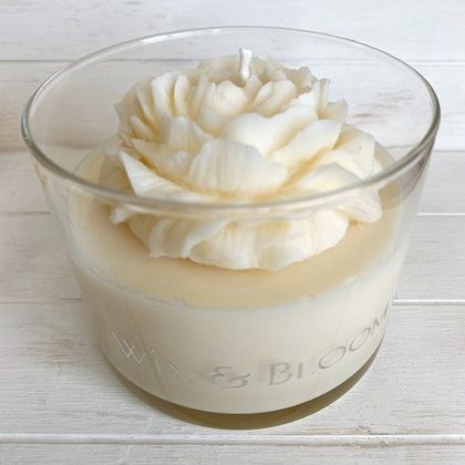 SMOKED LAVENDER Peony Bloom Candle - 