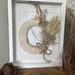 Natural framed name decorative piece - O