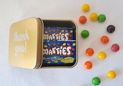 Personalised Gold Tin | Teacher Appreciation Gift