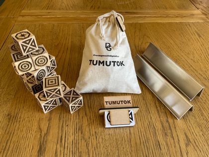 3D TUMUTOK - a block and card game for 1-4 players. FREE COURIER DELIVERY 