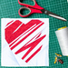 PDF Quilt Block Pattern Foundation Paper Pieced Heart
