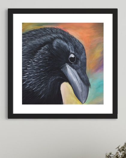 The Beautiful Seer- Art Prints of Original acrylic painting by Robin Jacob