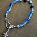 Cyan blue silver Bracelet WWGSRB9