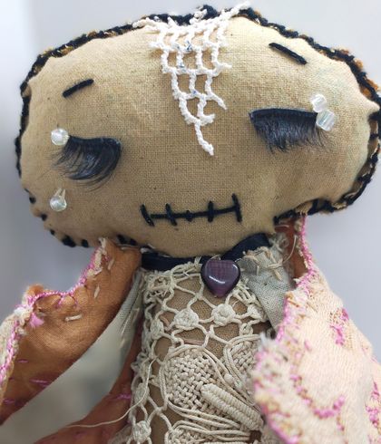 Hand Stitched Zombie Babe