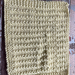 Cotton Washcloth - Yellow “A”