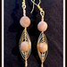 XMAS SPECIAL: EARRINGS (Drop) - Natural Sunstone Gemstone / Gold