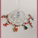 Wine/Stem Glass Markers CHRISTMAS Collection_Holiday Drink Markers (6 pcs )