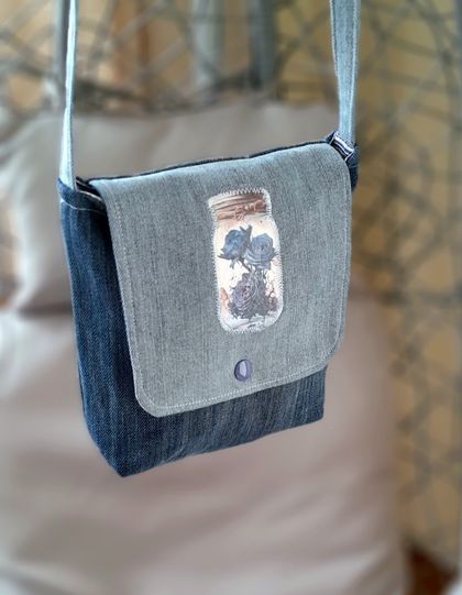 Cute Denim Shoulder / Messenger Bag