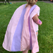 Superhero cape - pastel stripe