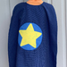 Superhero cape - blue star