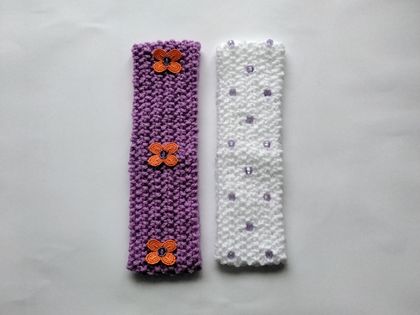 Girls Headbands  2 piece pack ( colour purple )