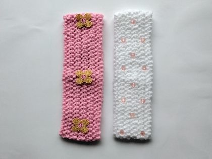 Girls Headbands 2 piece pack (colour pink)