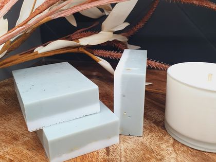 Shea Butter / Lemongrass / Eucalyptus Hand Crafted Natural soap