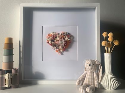 Dried Floral Art- Heart